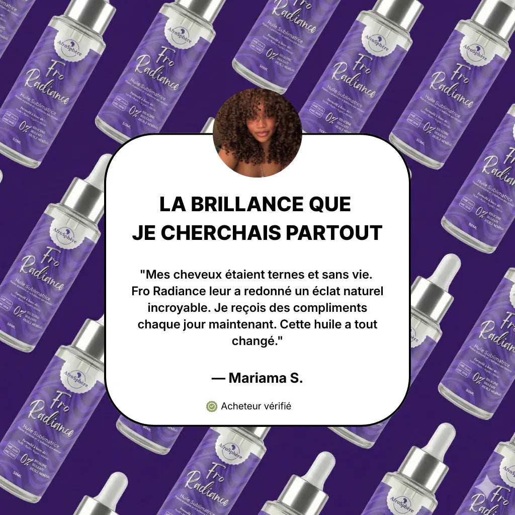 Fro Radiance - Huile Stimulante Pousse & Éclat - Afrosphère