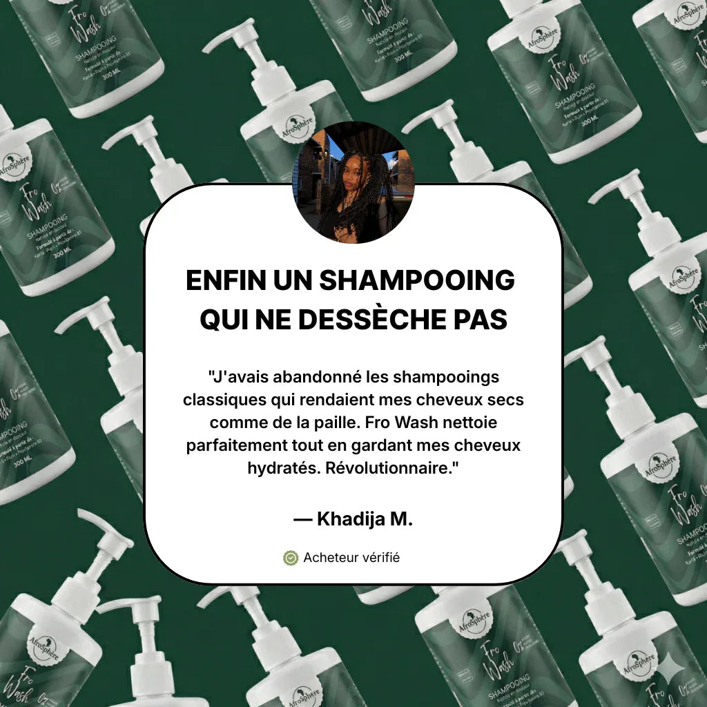 Fro Wash - Shampooing Doux et Hydratant - Afrosphère