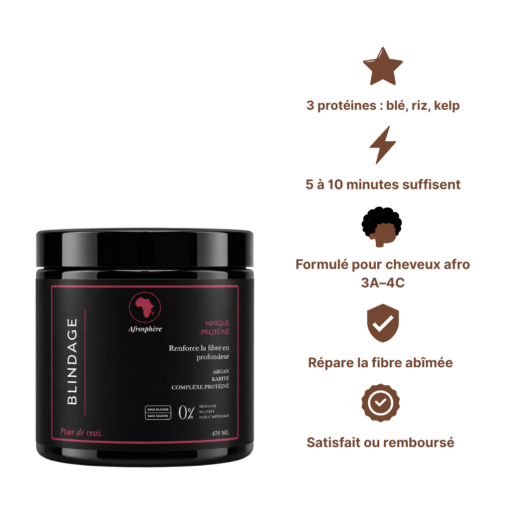 Blindage — Masque Protéiné Anti-Casse - 470 ML