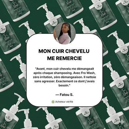 Fro Wash - Shampooing Doux et Hydratant - Afrosphère