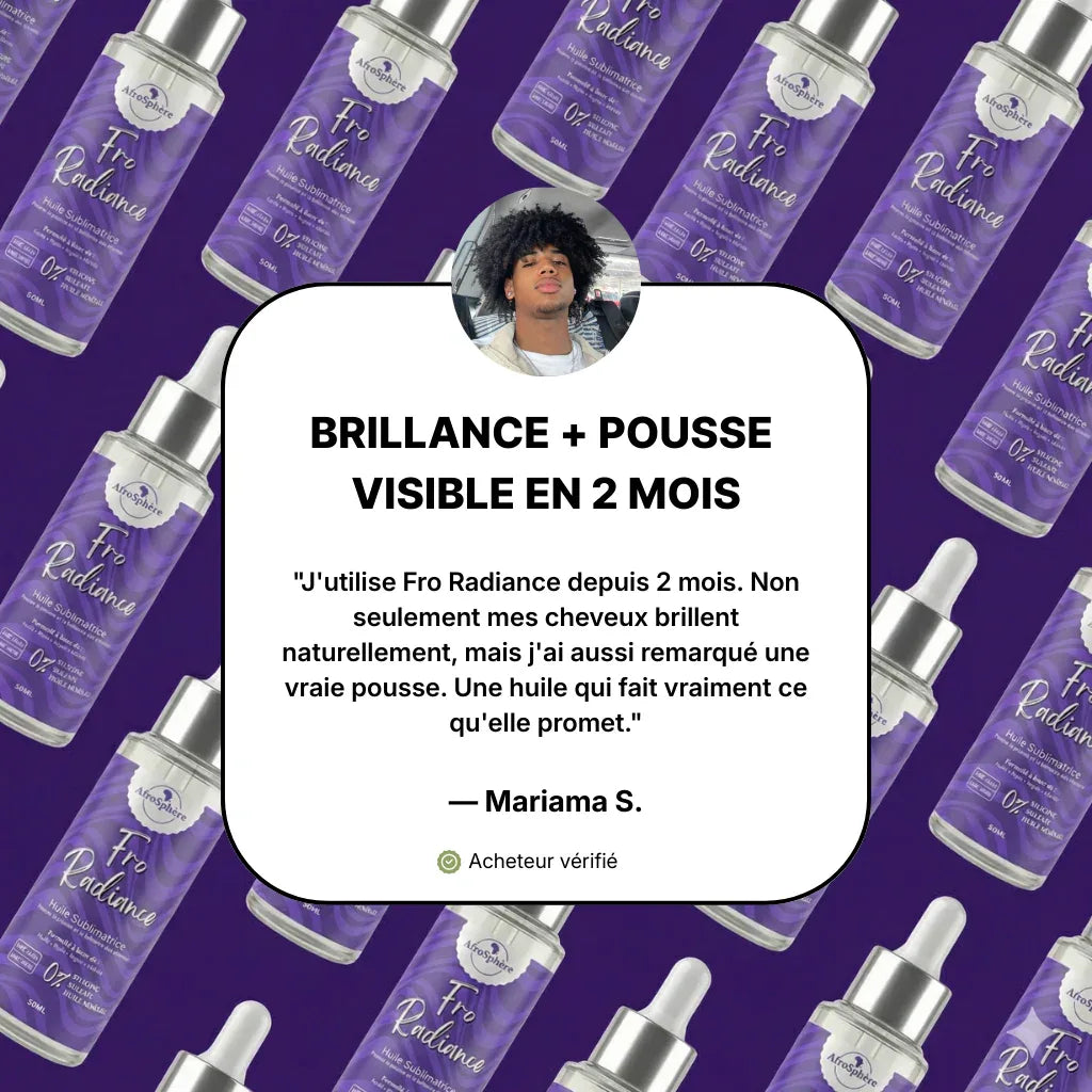 Fro Radiance - Huile Stimulante Pousse & Éclat - Afrosphère