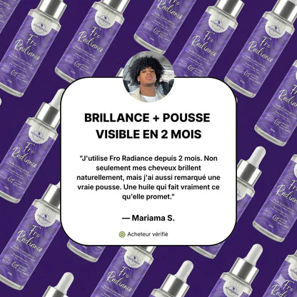 Fro Radiance - Huile Stimulante Pousse & Éclat - Afrosphère