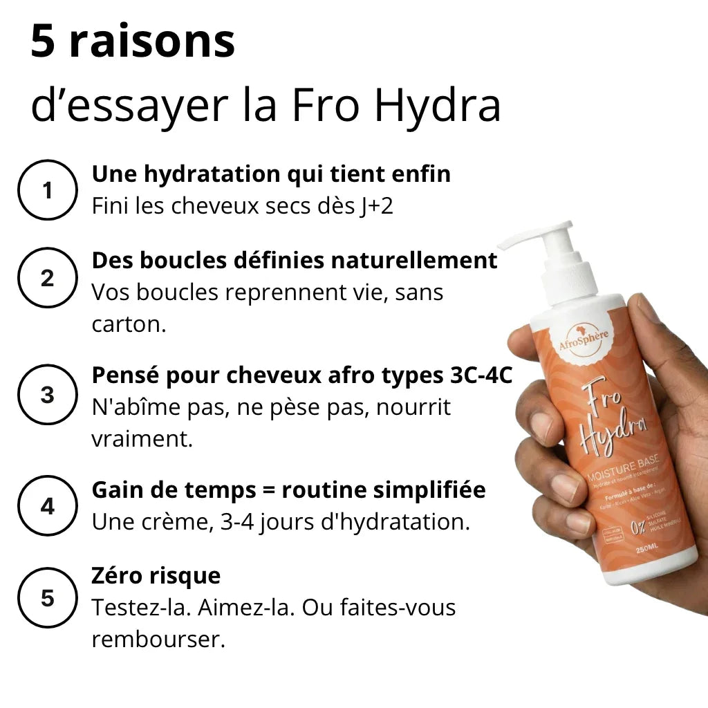 Fro Hydra - Crème Hydratante et Nourrissante - Afrosphère