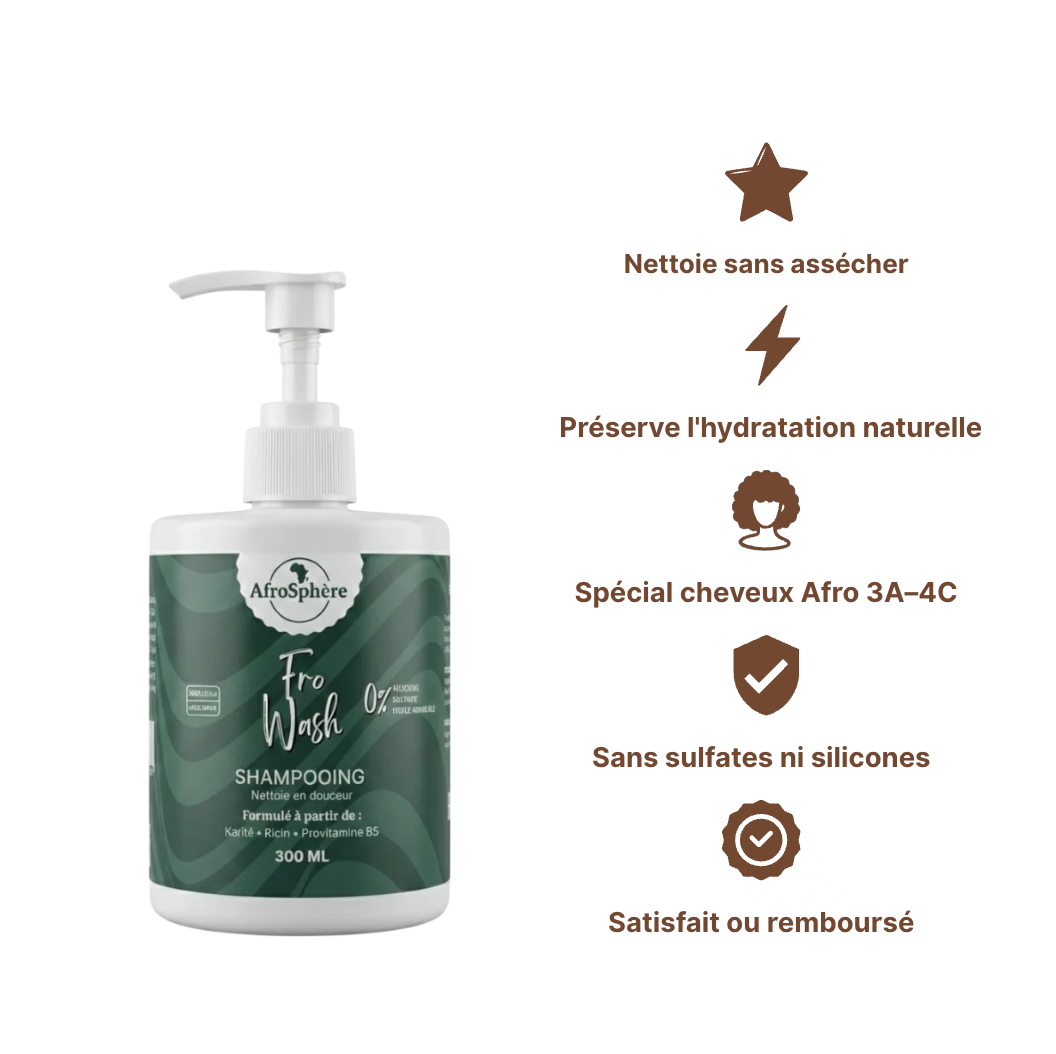 Fro Wash - Shampooing Doux et Hydratant