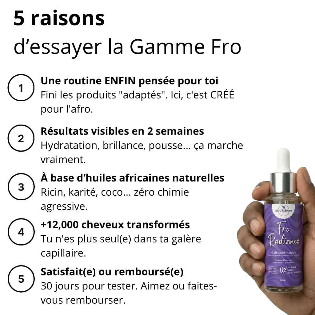 Routine cheveux crépus - Afrosphère